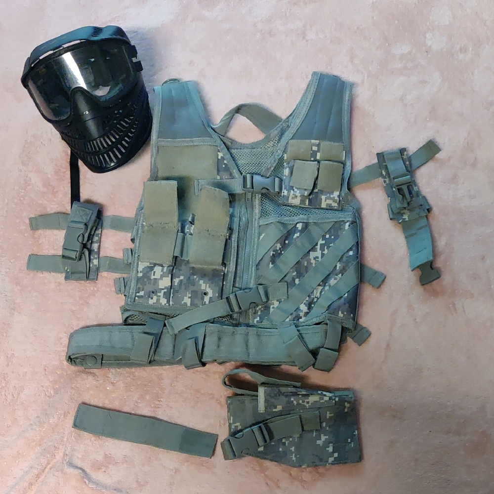 Vism Tactical Vest And Helmet